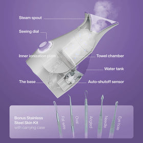 NanoSteamer side view with steam output
