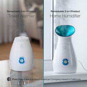 NanoSteamer with towel warmer function