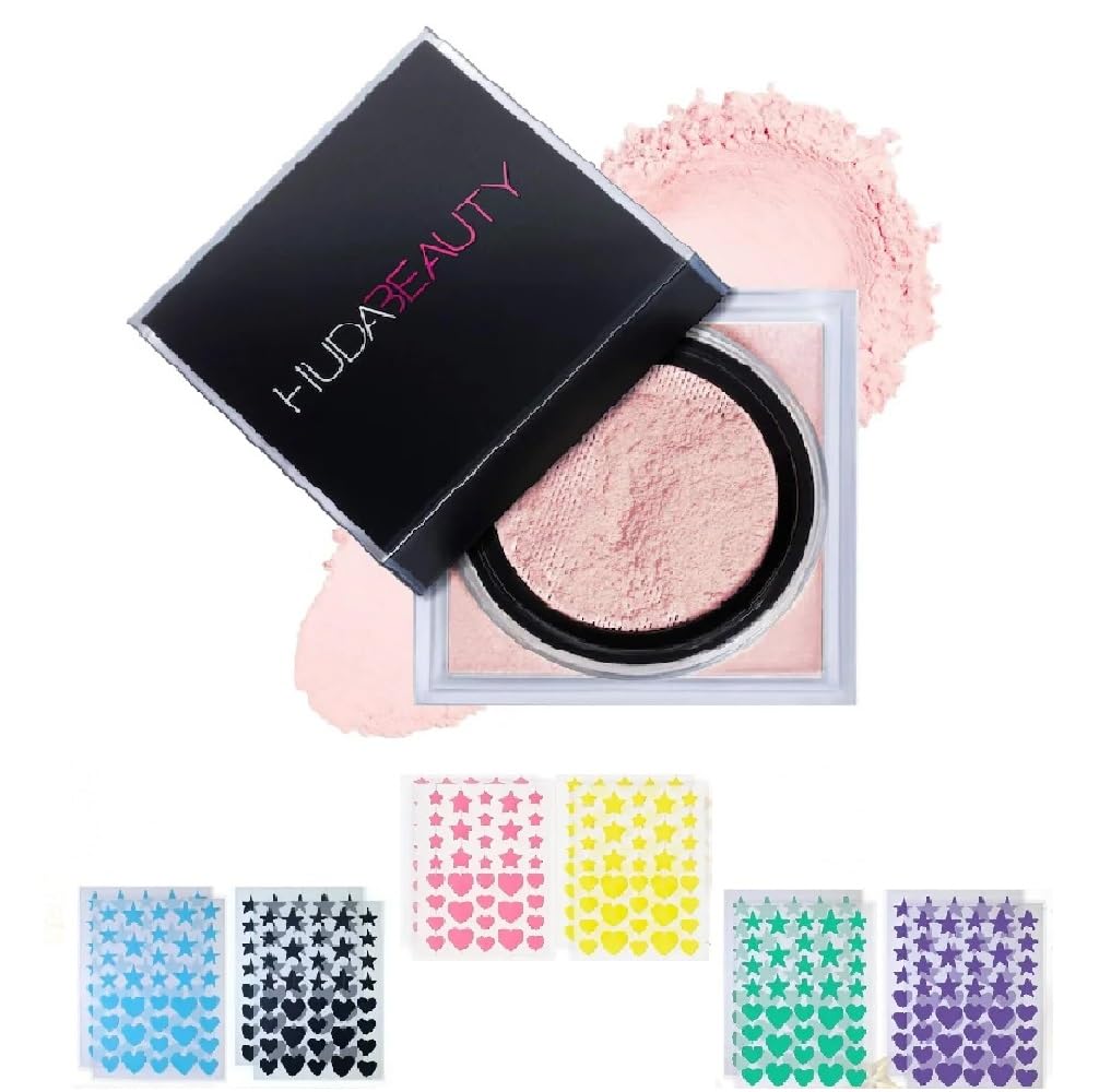 NAPH H.U.D.A BEAUTY E-Bake Loose Baking Powder Cherry Blossom front view