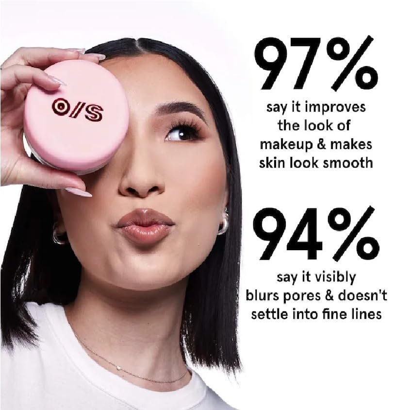 NAPH ONE/SIZE Mini Blurring Setting Powder in hand for travel use