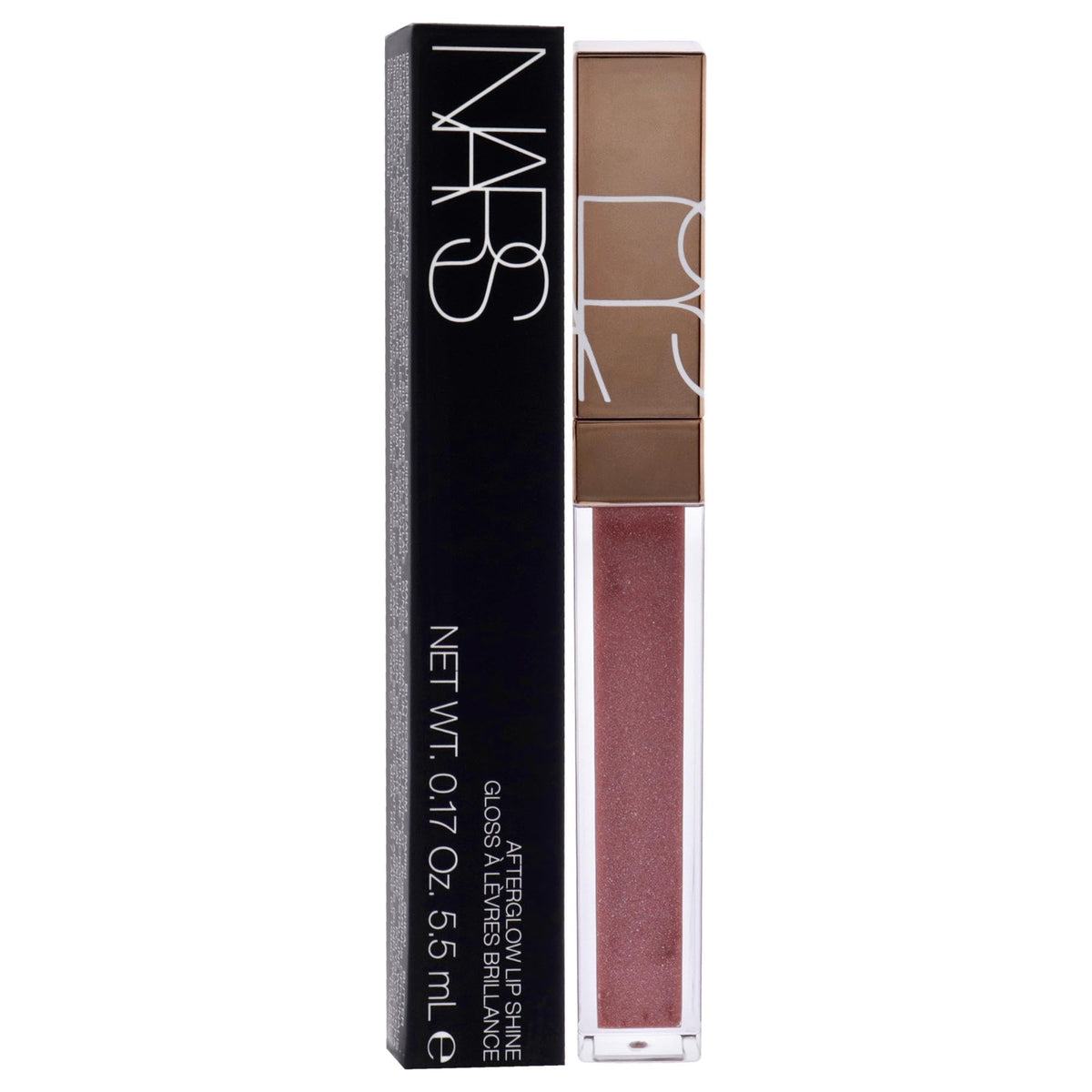 NARS Afterglow Lip Shine Supervixen on model's lips