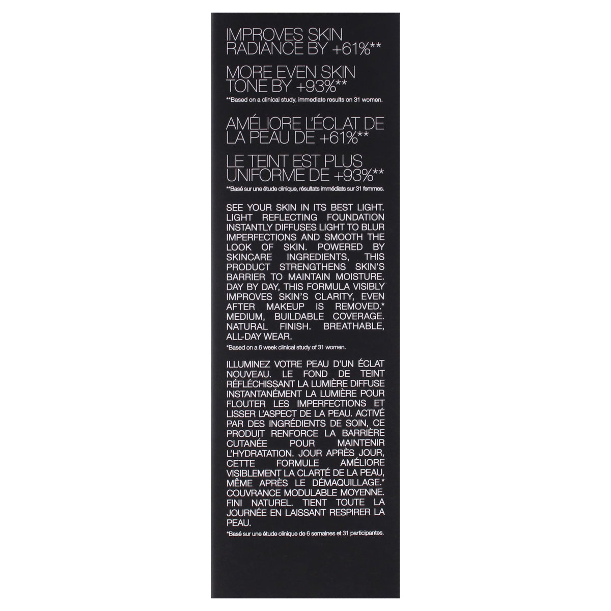 NARS Light Reflecting Foundation M2 Santa Fe on vanity