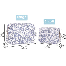 Narwey Floral Makeup Bag dimensions and weight details