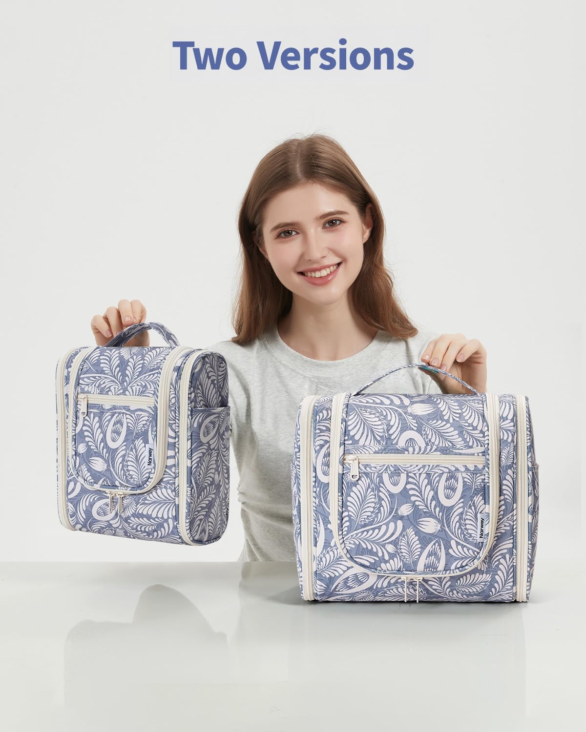 Narwey Hanging Toiletry Bag back view