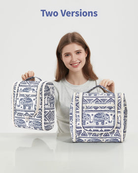 Narwey Hanging Toiletry Bag Large Elephant design packaging