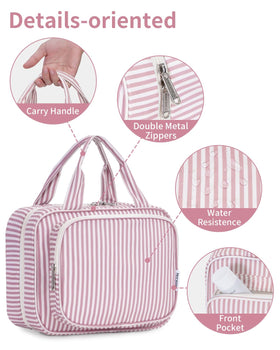 Narwey Hanging Toiletry Bag with toiletries inside