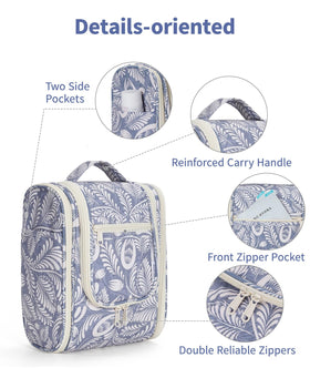 Narwey Hanging Toiletry Bag with travel essentials inside