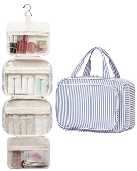 Narwey Large Hanging Toiletry Bag closed and compact