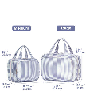 Narwey Large Hanging Toiletry Bag showing compartments and pockets