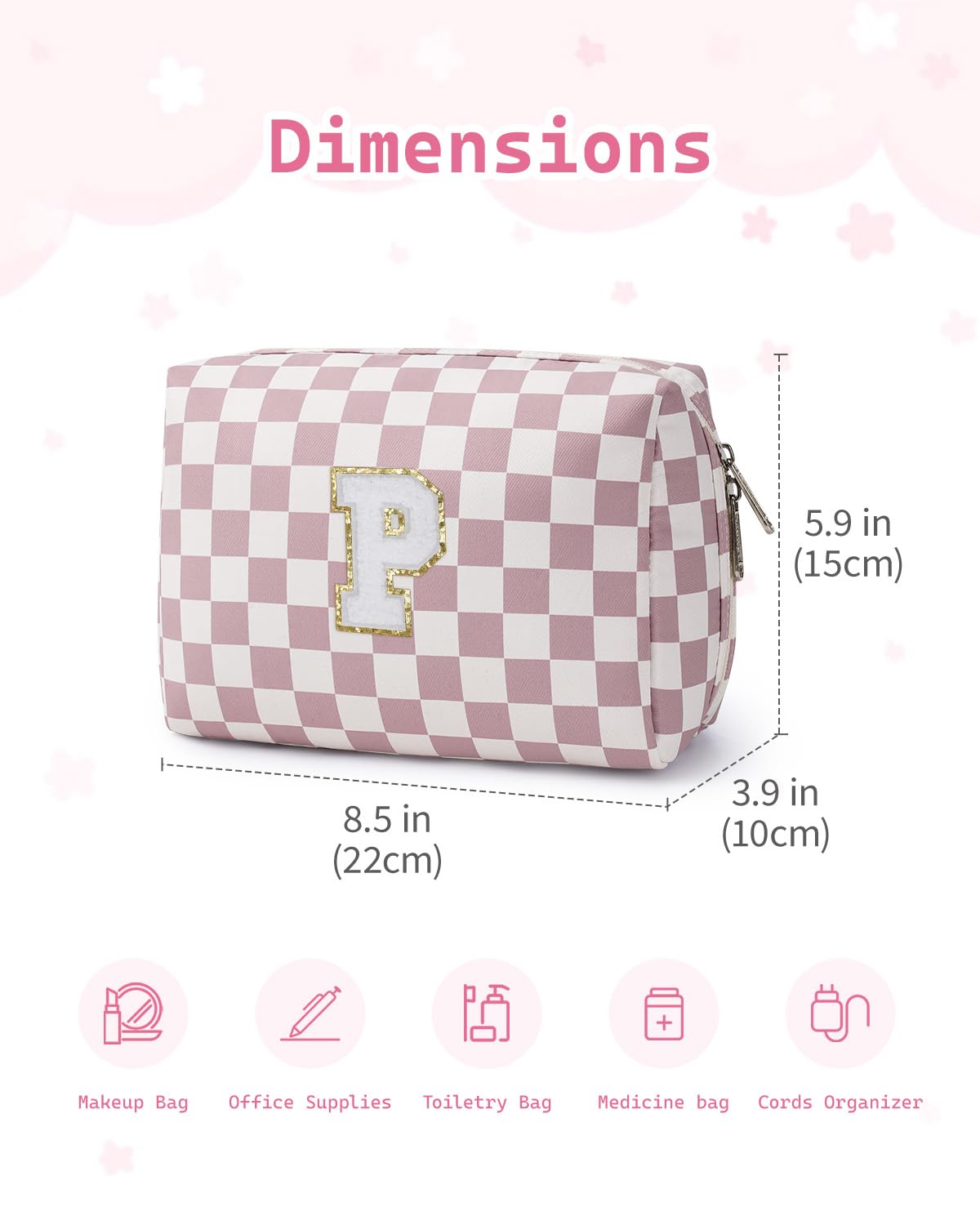 Narwey makeup bag lifestyle scene with cosmetics