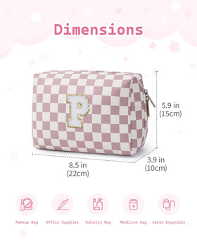 Narwey makeup bag lifestyle scene with cosmetics