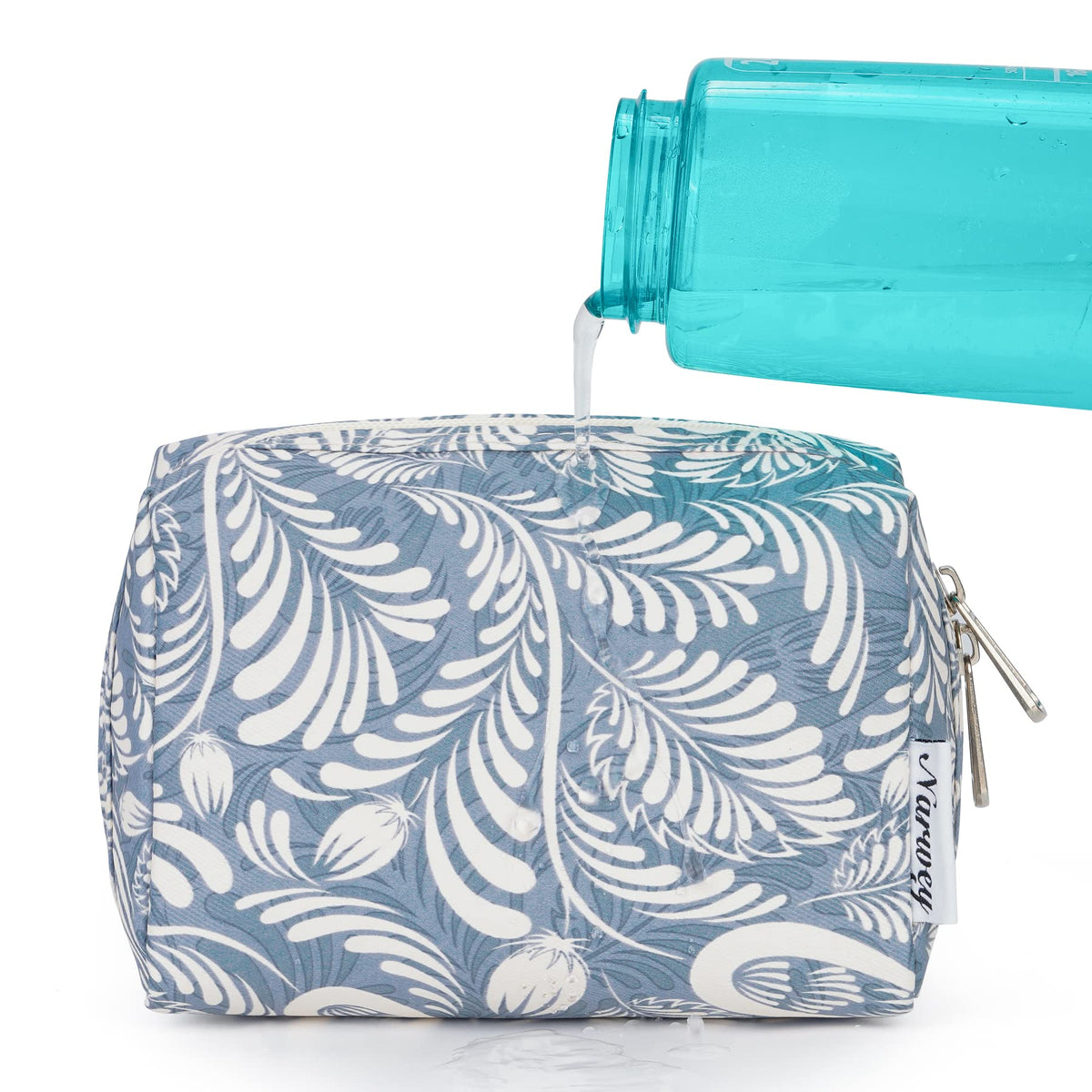 Narwey Small Makeup Bag showing multiple colours available