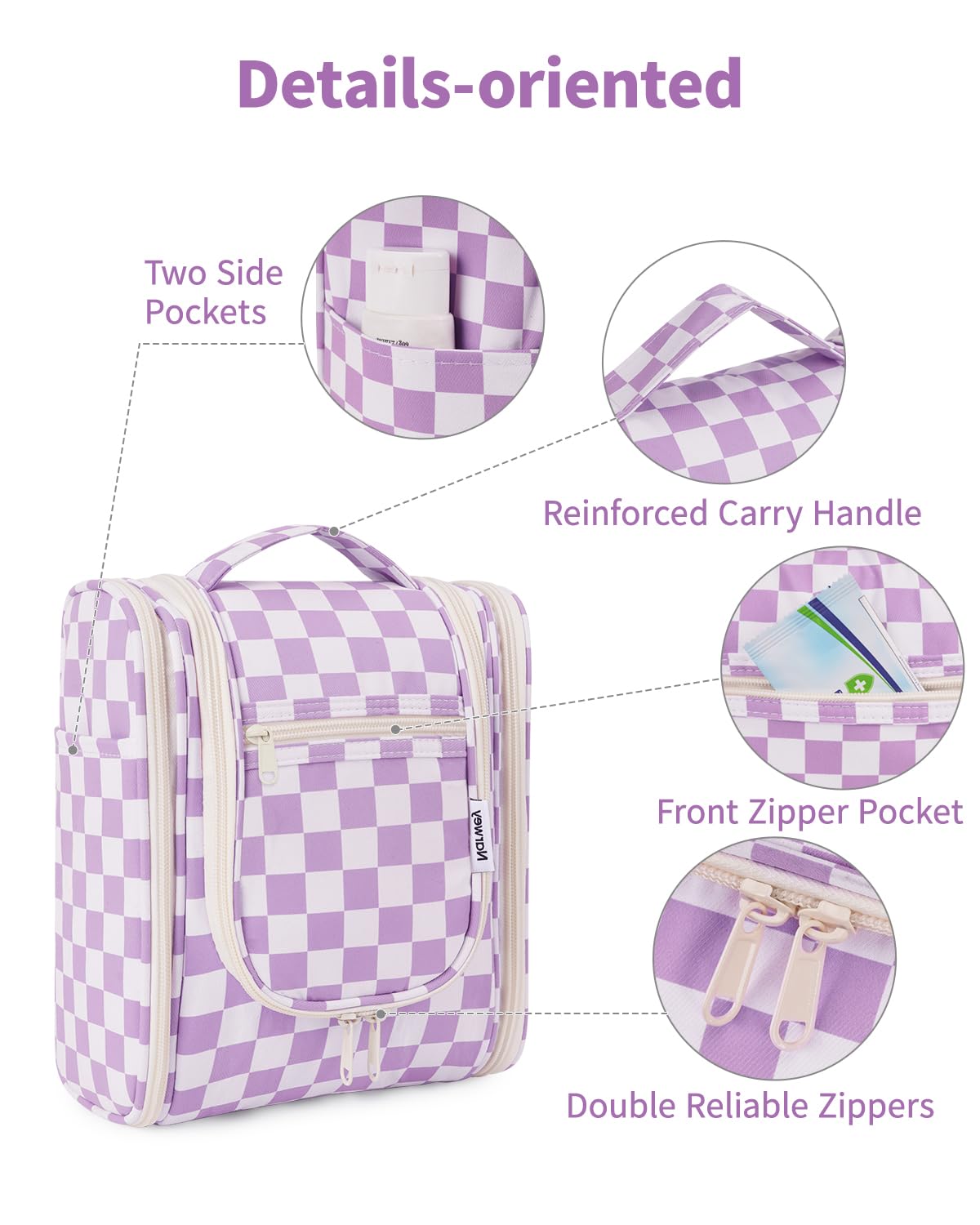 Narwey Toiletry Bag beside travel essentials