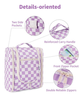 Narwey Toiletry Bag beside travel essentials