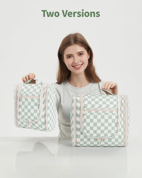 Narwey Travel Toiletry Bag dimensions on a flat surface
