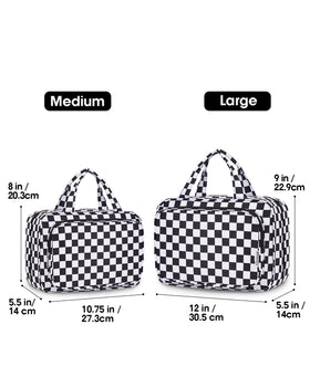 Narwey Travel Toiletry Bag showing compartments and organisation