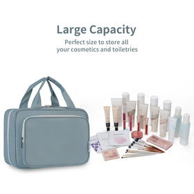 Narwey Travel Toiletry Bag with mesh pockets visible