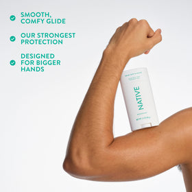 Native Aluminum Free Deodorant large stick with palm leaf and agave scent