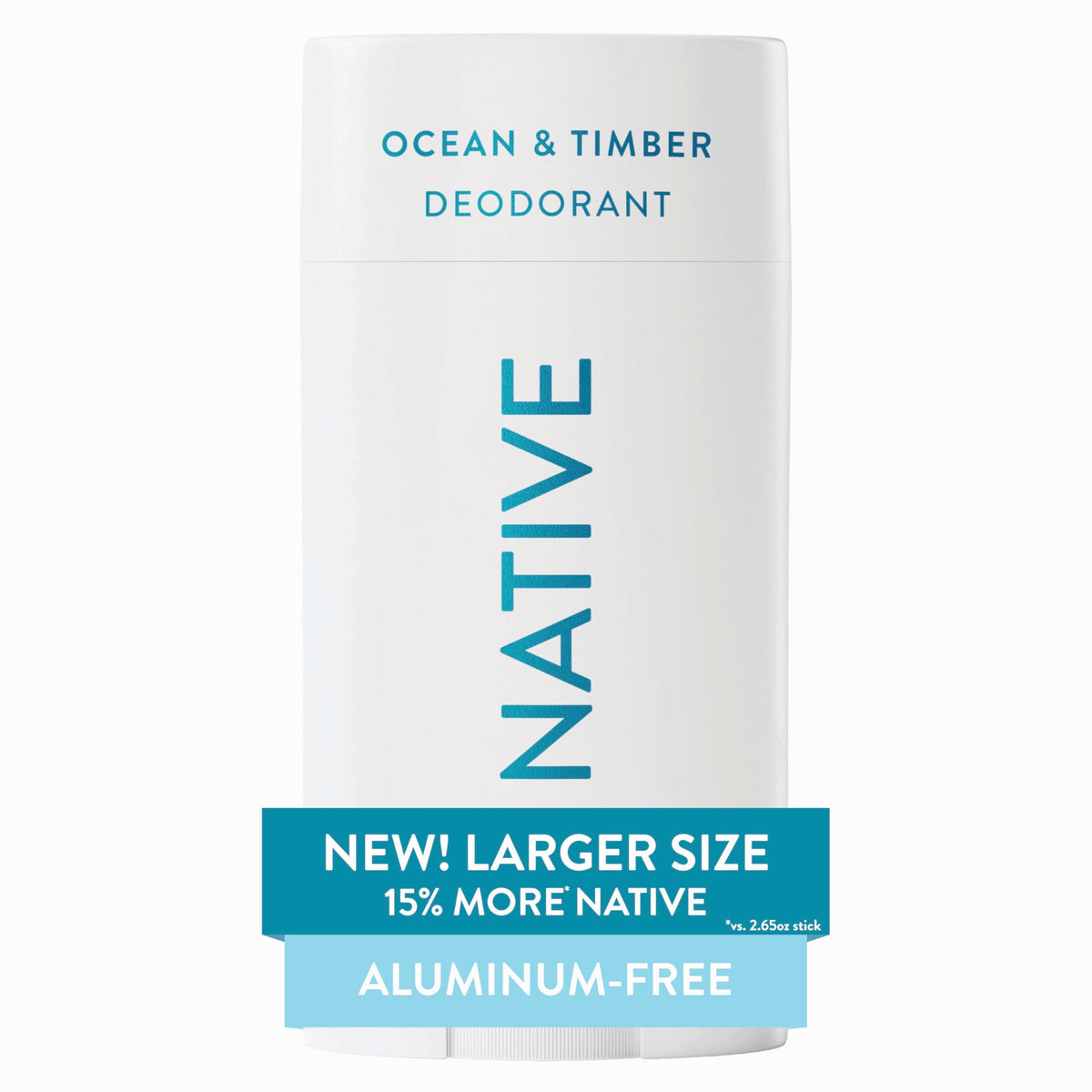 Native Aluminum Free Deodorant Ocean & Timber front view