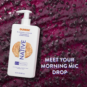 Native Blueberry Cobbler 2-in-1 Shampoo and Conditioner back view