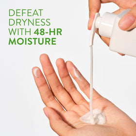 Native Body Lotion Cucumber & Mint back view with ingredient list