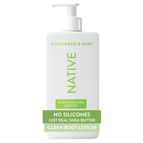Native Body Lotion Cucumber & Mint front view 16.5 fl oz
