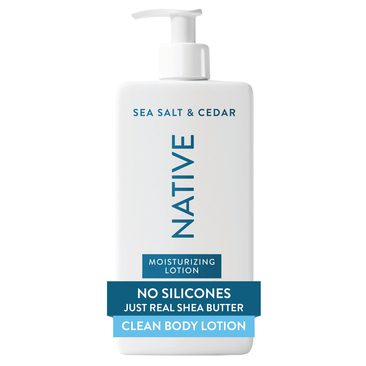 Native Body Lotion Sea Salt & Cedar front view