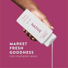 Native Body Wash Apple Butter & Strudel lather on skin