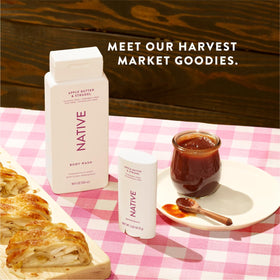 Native Body Wash Apple Butter & Strudel packaging display