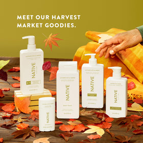 Native Body Wash Autumn Air & Amber packaging details