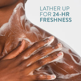 Native Body Wash Cashmere & Rain 36oz bottle side view