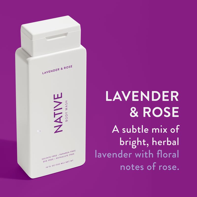 Native Body Wash with coconut and vanilla