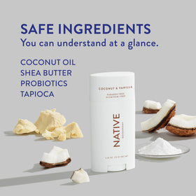 Native Clean Deodorant Coconut & Vanilla in lifestyle setting