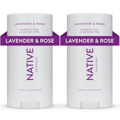 Native Deodorant 2-Pack Lavender & Rose front view