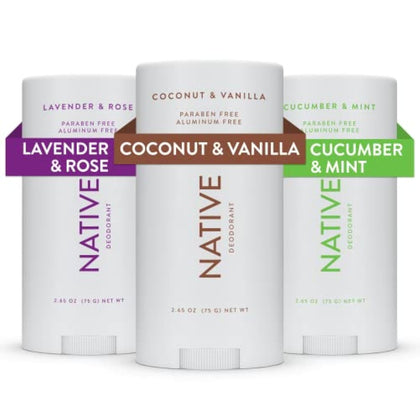 Native Deodorant 72 Hour Odor Control Classic 3-Pack front view