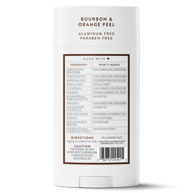 Native Deodorant Bourbon & Orange Peel back view