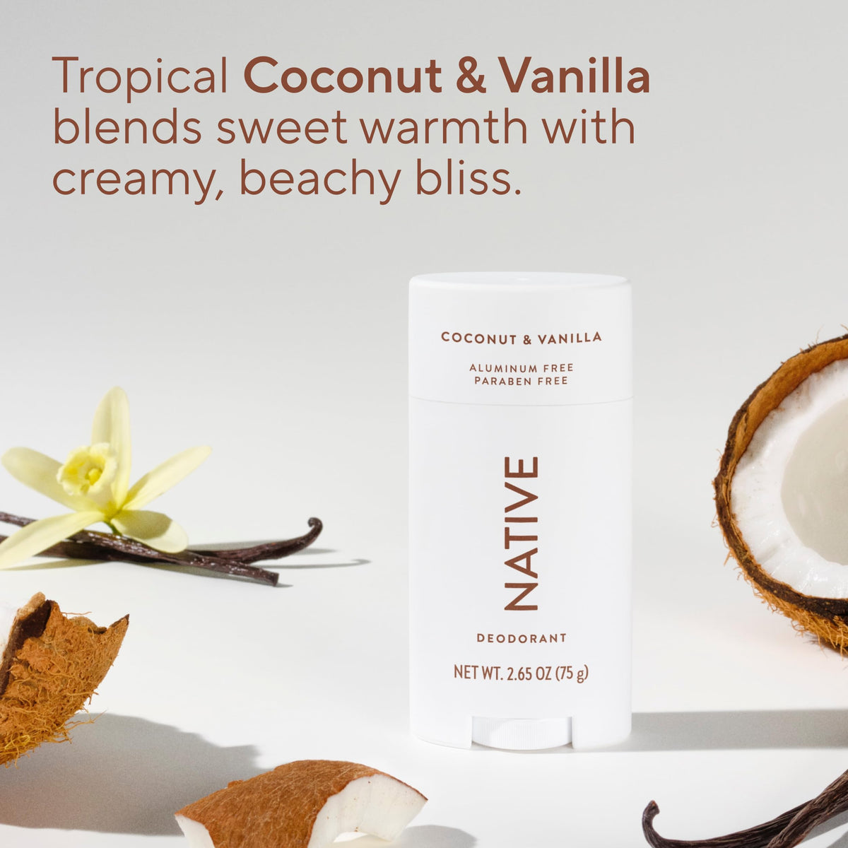 Native Deodorant Coconut & Vanilla packaging