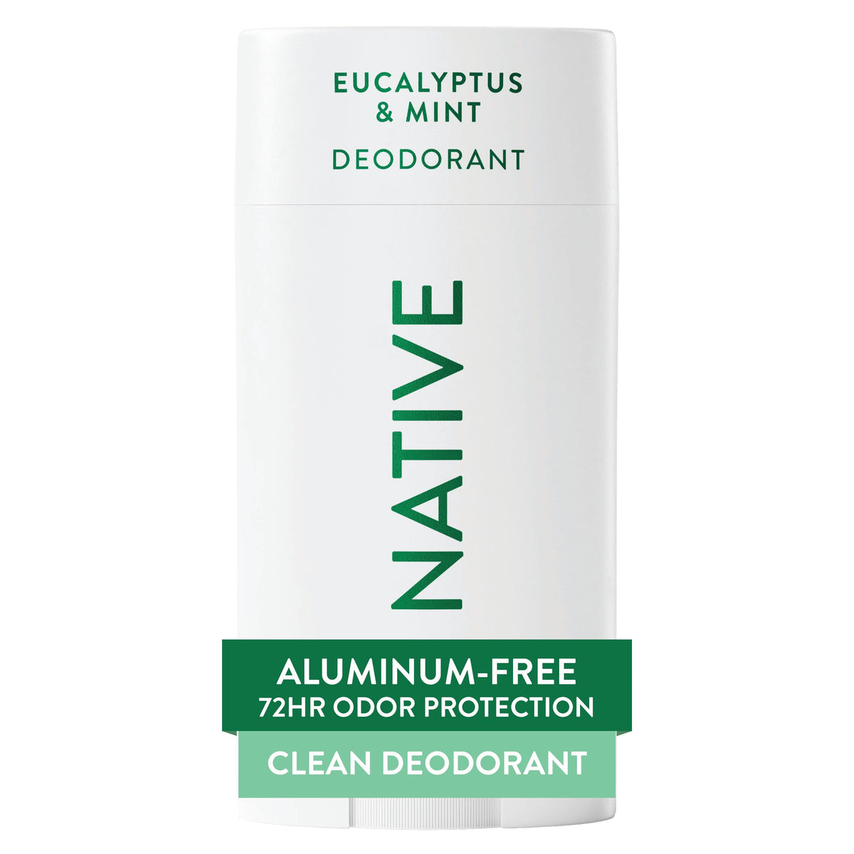 Native Deodorant Eucalyptus & Mint 72-hour odour control stick front view