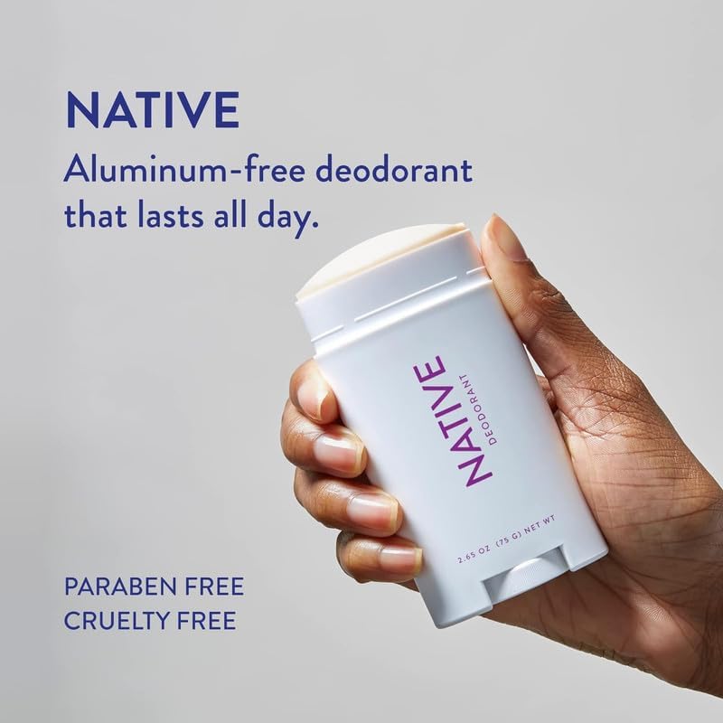 Native Deodorant Lavender & Rose back view