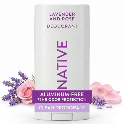 Native Deodorant Lavender & Rose front view packaging