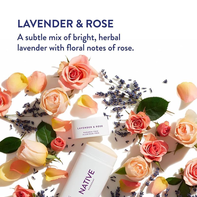 Native Deodorant Lavender & Rose lifestyle scene