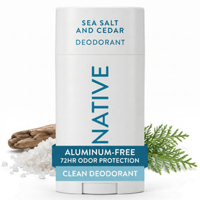 Native Deodorant Sea Salt & Cedar 72-hour odour control front view