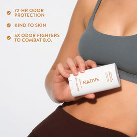 Native Deodorant Vanilla & Sandalwood lifestyle use