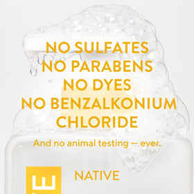 Native Liquid Hand Soap Sparkling Lemon & Tangerine bottle side view