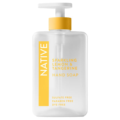 Native Liquid Hand Soap Sparkling Lemon & Tangerine front view