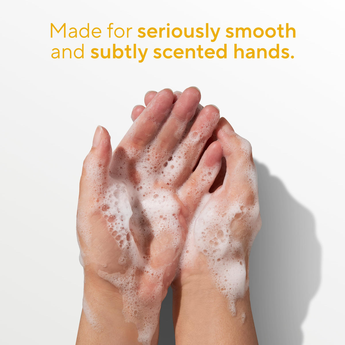 Native Liquid Hand Soap Sparkling Lemon & Tangerine on a bathroom sink