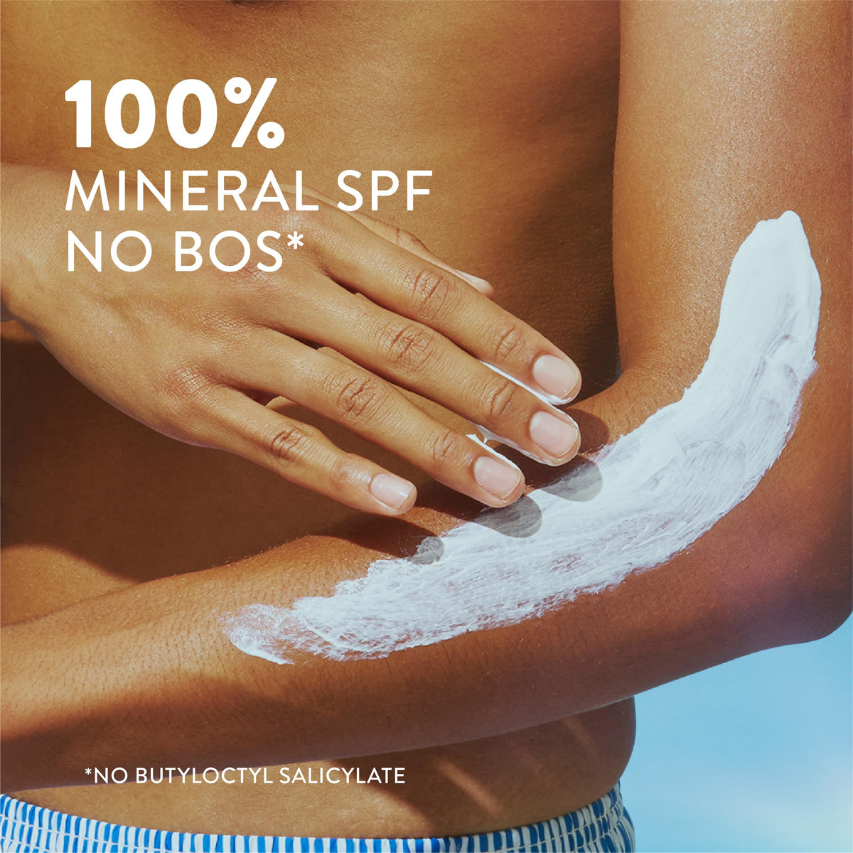 Native Mineral Sunscreen Lotion SPF 30 back view showing ingredients