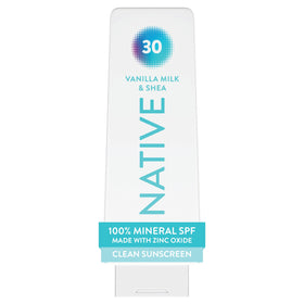Native Mineral Sunscreen Lotion SPF 30 Vanilla Milk & Shea front view
