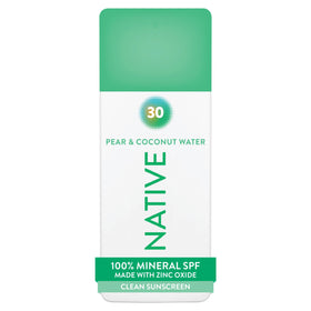 Native Mineral Sunscreen Spray SPF 30, Pear & Coconut Water Scent, front view