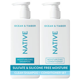 Native Moisturising Shampoo and Conditioner Set front view